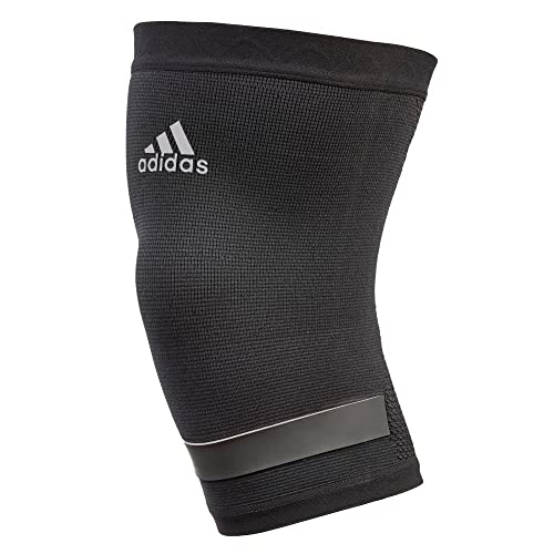 adidas Performance Climacool Knee Support – Superior Knee Sleeve for Men and Women – Great for Running, Jogging and Basketball – Ideal for Joint Pain Relief – Small Size, Grey Compression Sleeve