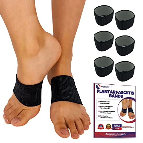 Plantar Fasciitis Arch Supports – Compression Sleeves Foot Brace For Heel Pain, Bone Spurs, Flat Feet, High Arches Copper Infused Plantar Fasciitis Relief Bands Women Men Under or Over Socks Fits Most