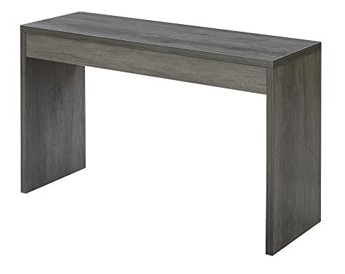 Convenience Concepts Northfield Hall Console Desk Table, Weathered Gray 48 x 15.5 x 28