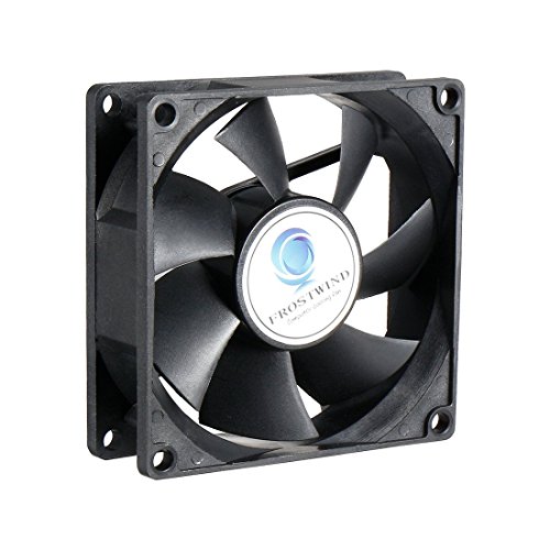 uxcell 80mm Standard Case Fan Low Noise CPU Cooler 80 mm Computer Cooling Fan with 3-Pin Connector