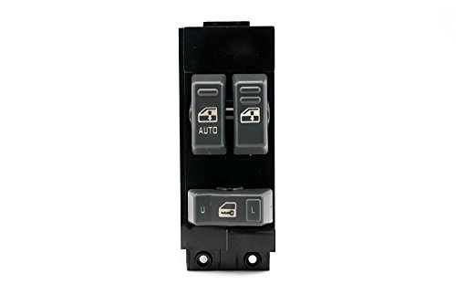 Master Power Window Switch, Gray – Driver Side Door – Compatible with Chevy Silverado and Sierra 1500, 2500, 2500 HD, 3500-1999, 2000, 2001, 2002 – Replaces 15047637