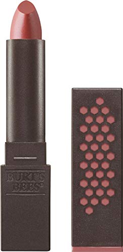 Burts Bees 100% Natural Glossy Lipstick, Nude Rain – 1 Tube