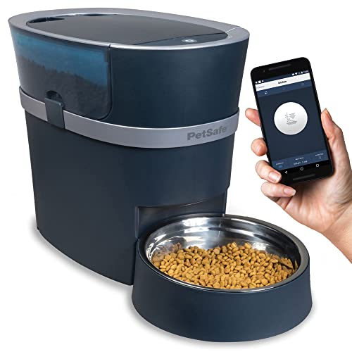 PetSafe Smart Feed Automatic Dog and Cat Feeder – Smartphone – Wi-Fi Enabled for iPhone and Android Smartphones