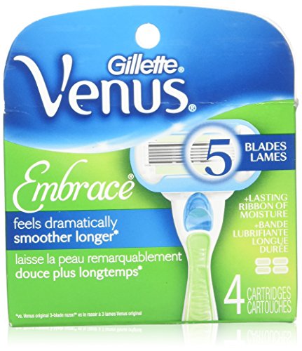 Gillette Womens Venus Embrace 4-Cartridges (3 Pack)