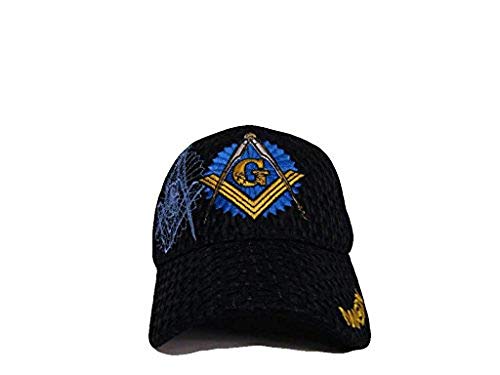 Black MESH Mason Masonic Freemasonry Freemason Masonry Lodge Summer Cap HAT R-C946A