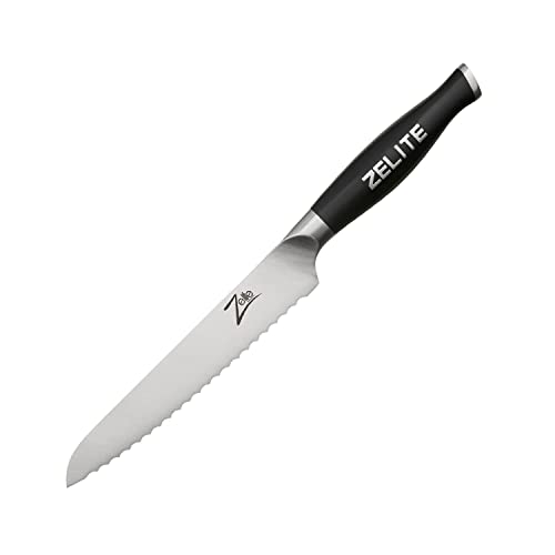 Zelite Infinity Serrated Utility Knife Kitchen, 6 Inch Knife, Chopping Knife, Kitchen Utility Knife, Knife Kitchen Utility, Kitchen Knife – German High Carbon Stainless Steel – Razor Sharp Knife