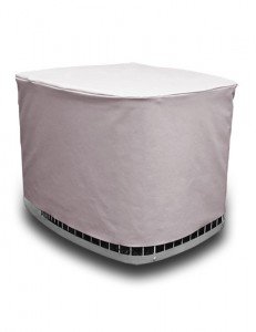 Air Conditioner Cover: CUSTOM AC Winter Cover for Outside Unit Designed to fit Your EXACT AC Unit PERFECTLY. No more worry about Cover blowing off or using bungee cords to hold down your generic cover
