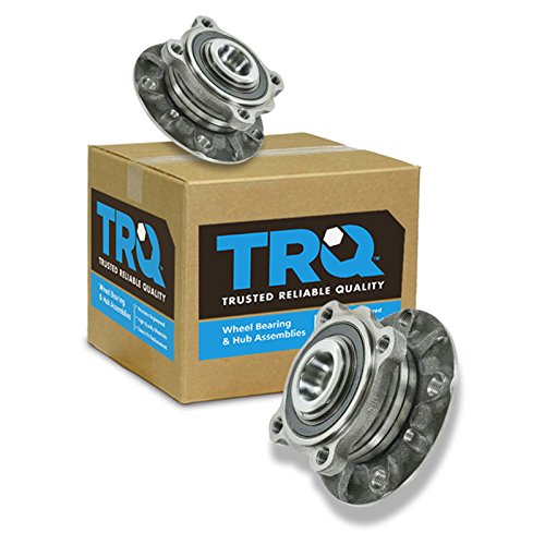 TRQ Front Wheel Hub And Bearing Left & Right Pair for BMW 5 Series Z8 E39