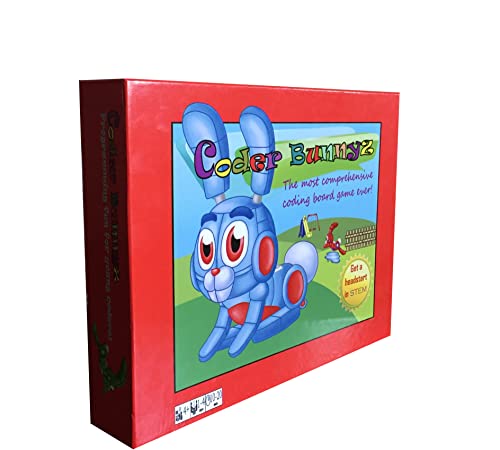 Coder Bunnyz – The Most Comprehensive STEM Coding Board Game Ever! Learn All The Concepts You Ever Need in Computer Programming in a Fun Adventure. Featured at TIME, NBC, Sony, Google, Maker Faires!