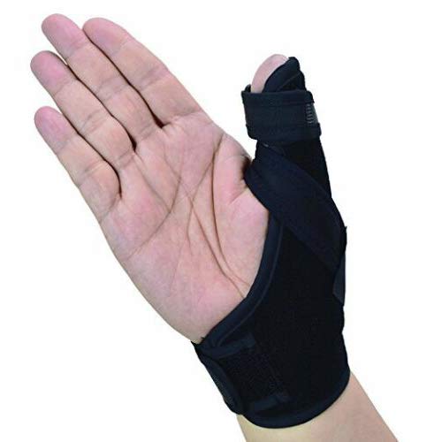 U.S. Solid Thumb Spica Splint- Thumb Brace for Arthritis or Soft Tissue Injuries, Lightweight and Breathable, Stabilizing and not Restrictive, Fits Both Hands, a Product (Small/Medium)
