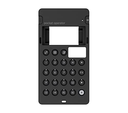 teenage engineering CA-X Silicone pro-case for All Pocket Operators PO-12, PO-14, PO-16, PO-20, PO-24, PO-28, PO-32, PO-33, and PO-35 (Black)