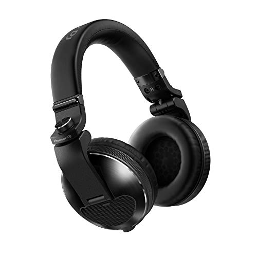 Pioneer DJ HDJ-X10-K – Closed-back Circumaural DJ Headphones with 50mm Drivers, with 5Hz-40kHz Frequency Range, Detachable Cable, and Carrying Case – Black