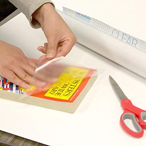 BAZIC Book Cover Clear Self Adhesive Bookcover 18″ X 1.5 Yard (54″), Laminate Pack Cover Books Documents, Film Easy Peel, 1-Roll | The Storepaperoomates Retail Market - Fast Affordable Shopping