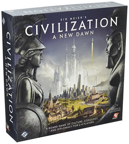 Civilization A New Dawn Board Game | Tactical Strategy Game for Adults and Teens Based on the Hit Video Game Series | Ages 14+ | 2-4 Players | Average Playtime 1-2 Hours | Made by Fantasy Flight Games