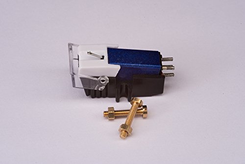 Cartridge and Stylus, needle with mounting bolts for DENON DP57L, DP59L, DP60L, DP72L, DP30L, DP35F, DP37F, DP45F, DP62L, DP11F, DP23F, DP300F