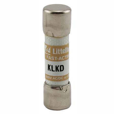 Fuse – Midget (10X38mm), 20 Amp, 600 VDC, Littelfuse, P/N KLKD20A, (Pack of 2 fuses)