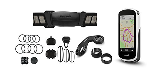 Garmin Edge 1030 Bundle, 3.5″ GPS Cycling/Bike Computer with Navigation and Connected features, Includes Additional Sensors/Heart Rate Monitor