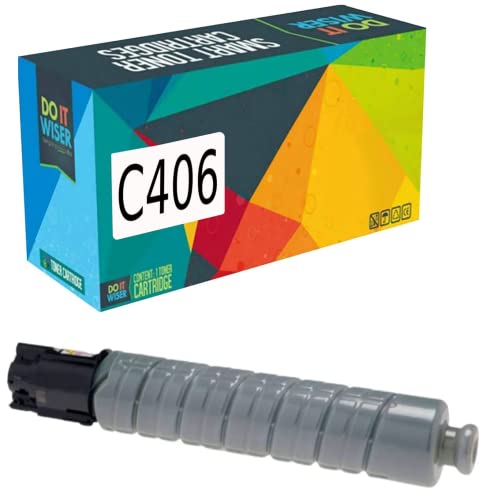 Do it Wiser Compatible Printer Toner Cartridge Replacement for Ricoh 842091 for use in Ricoh MP C307 MP C306 MP C406 MP C407 (Black – High Yield)