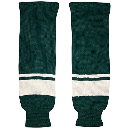 TronX Minnesota Knit Hockey Socks (28 Inch – Forest Green)