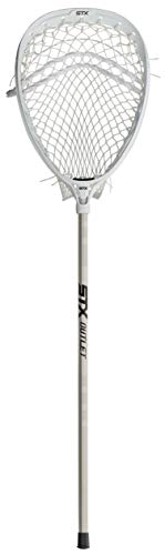 STX Lacrosse Eclipse 2 Complete Goalie Stick, White, White/White/Platinum
