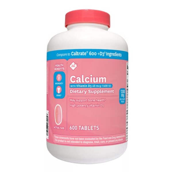 Member’s Mark Calcium 600mg with vitamin D-3 600Tablets