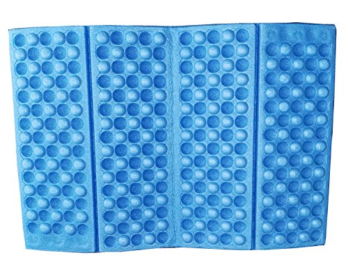1pcs Waterproof Foldable Folding Foam Mat Chair Cushion Seat Pads (Blue, Green, Red, Orange, Purple.) (Blue)