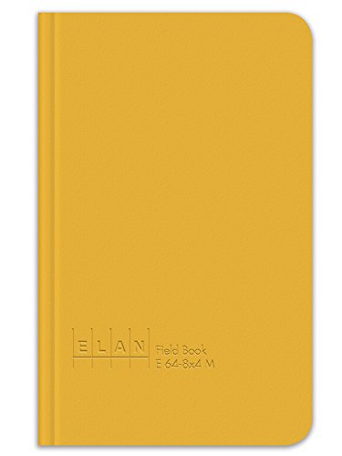 Elan Publishing Company E64-8x4M Mini Field Surveying Book 4 ⅓ x 7, Yellow Cover