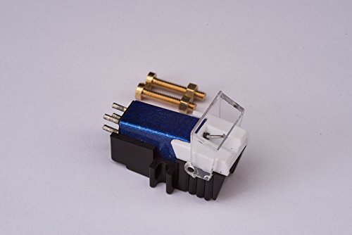 Cartridge and Stylus, Needle with mounting Bolts for Sansui SR222, P50, FRD3, FR5080S, SR212, FRD35, FRQ5, SR525, FRD25, SR333, FR1080, FR3060, FR4060, SR1050, SR2020