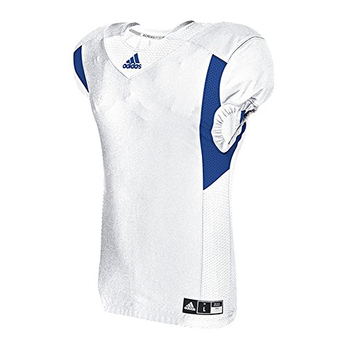 adidas Men’s Techfit Hyped Football Jersey White/Collegiate Royal Medium | The Storepaperoomates Retail Market - Fast Affordable Shopping