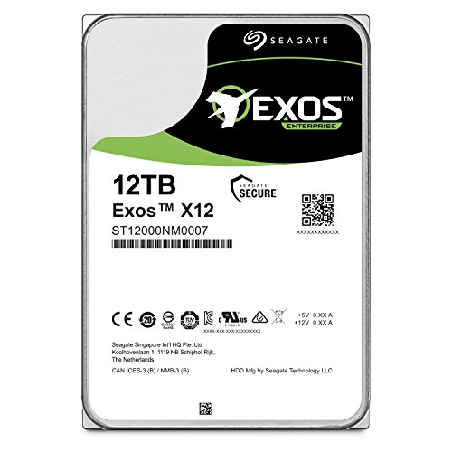 (Old Model) Seagate Exos 12TB Internal Hard Drive Enterprise HDD – 3.5 Inch 6Gb/s 7200 RPM 128MB Cache for Enterprise, Data Center – Frustration Free Packaging