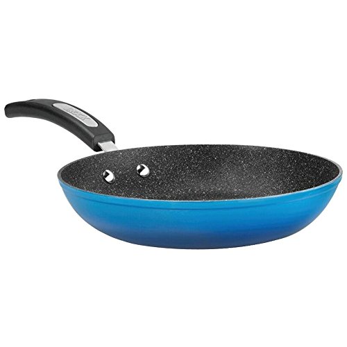 THE ROCK by Starfrit THE ROCK(TM) by Starfrit(R) 9.5″ Fry Pan with Bakelite(R) Handle (Blue)