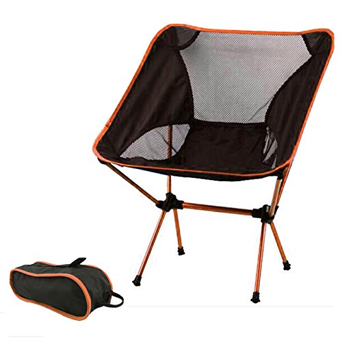 Hi Suyi Portable Lightweight Heavy Duty Folding Outdoor Picnic Beach Travel Fishing Camping Chair Stool Backpacking Chairs,Durable 600D Thicken Oxford Cloth,Sturdy Aluminum Alloy Frame,with Carry Bag