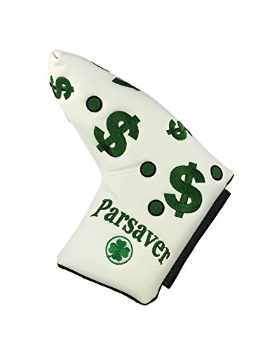 Deluxe Money $ Putter HeadCovers – Replacement Money Blade Head Cover – for Scotty Cameronc Odysseyc Taylormadec Titleistc Ping and Mizuno Putters (White)