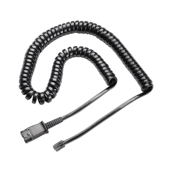 U10 Adapter Compatible with Any Plantronics or TruVoice Quick Disconnect (QD) Headset – Compatible with 7931 7940 7941 7942 7945 7960 7961 7962 7965 7970 7975 and 6000, 7800, 8800, 8900 Series Phones