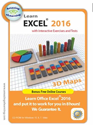 Learn Microsoft Excel 2016 Interactive Training CD Course