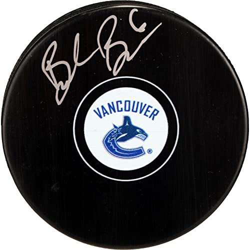 Brock Boeser Vancouver Canucks Autographed Hockey Puck – Autographed NHL Pucks