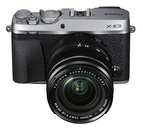 Fujifilm X-E3 Mirrorless Digital Camera w/XF18-55mm Lens Kit – Silver