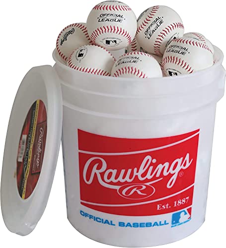 Rawlings | Official League Recreational Use Practice Baseballs | Youth/8U | R8U | Bucket | 24 Count
