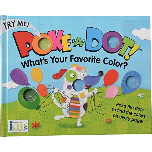 Constructive Playthings INN-87 What’s Your Favorite Color? Poke-A-Dot Color Finding Baord Book, Grade: Kindergarten to 3