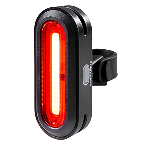 Kryptonite Avenue R-50 Bike Light, USB Rechargeable Bright LED Back Taillight, 6 Light Modes Runtime Up to 11 Hours, Cycling Accessories for Men Women Road Mountain Night Riding