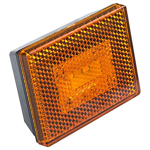 Lumitronics Reflector/Clearance LED Marker Light w/Stud Mount (Amber Lens) | The Storepaperoomates Retail Market - Fast Affordable Shopping