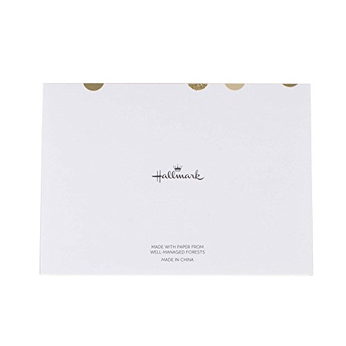 Hallmark Thank You Cards, Gold Foil and Glitter Dots (40 Thank You Notes with Envelopes for Wedding, Bridal Shower, Baby Shower, Graduation) (5STZ5006) | The Storepaperoomates Retail Market - Fast Affordable Shopping