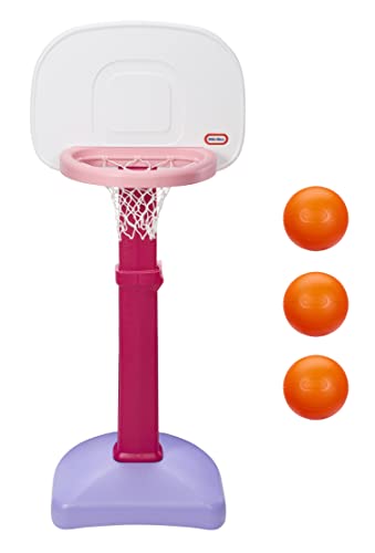 Little Tikes Easy Score Basketball Set, for ages 18 months to 60 months, Pink, 3 Balls