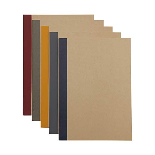 4 X MUJI Notebook B5 6mm Ruled 30 Sheets – 60 Pages, 5-Pack X 4 Set (20 Books)