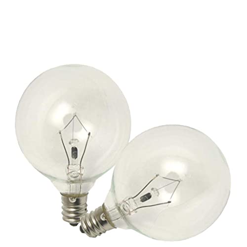 Globe Light Bulbs, Clear, 2-Pk., 25-Watts