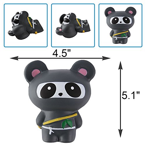 Anboor 5.1 Inches Squishies Ninja Jumbo Panda Slow Rising Squishies Kawaii Scented Soft Animal Toys | The Storepaperoomates Retail Market - Fast Affordable Shopping
