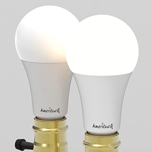 AmeriLuck 3-Way LED Light Bulb A21, Multi Wattage 50-100-150W Equivalent, 2200Lumens, Low-Medium-High Setting, Omni-Directional, Soft White 2700K, (2 Pack)