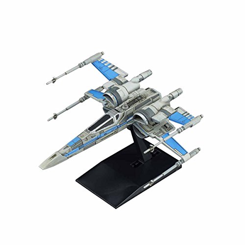 Bandai Namco Star Wars Vehicle Model 011 Blue Squadron Resistacce X-Wing Fighter Model Kit(Japan Import) (BAN219553)