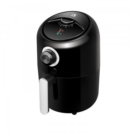 Kalorik 1.75 Quart Personal Air Fryer, Mini Space Saving Electric Healthy Cooking, Timer and Temperate Controls, Black.