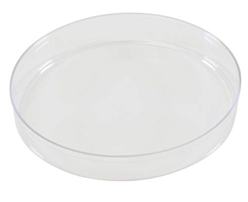 Petri Dish, Empty, with Smooth Bottom, Without Stacking Ring, Polystyrene, 100x15mm, 500 per Case, by Parter Medical Products